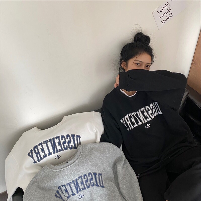 Áo Sweater Dissentery phong cách Ulzzang Hàn Quốc tay dài họa tiết in hình phong cách cá tính CoolZ CZ5061 | BigBuy360 - bigbuy360.vn