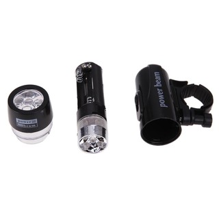 🌴5 LED Flashlight Bike Bicycle Torch Flash Light Outdoor Safty Lamp