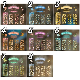 Bộ 4 Sticker bươm bướm dán trang trí