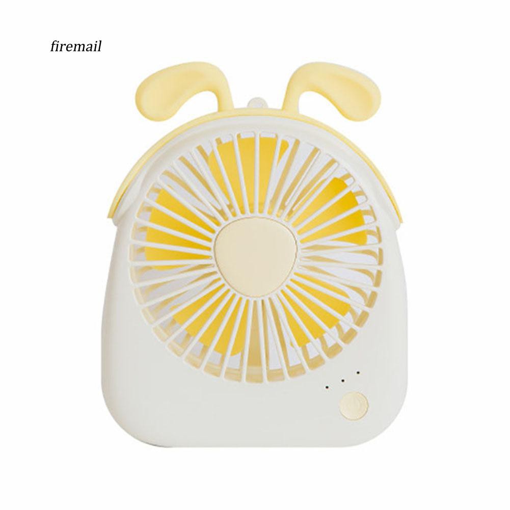 Quạt mini cầm tay phối sừng hươu đáng yêu | BigBuy360 - bigbuy360.vn