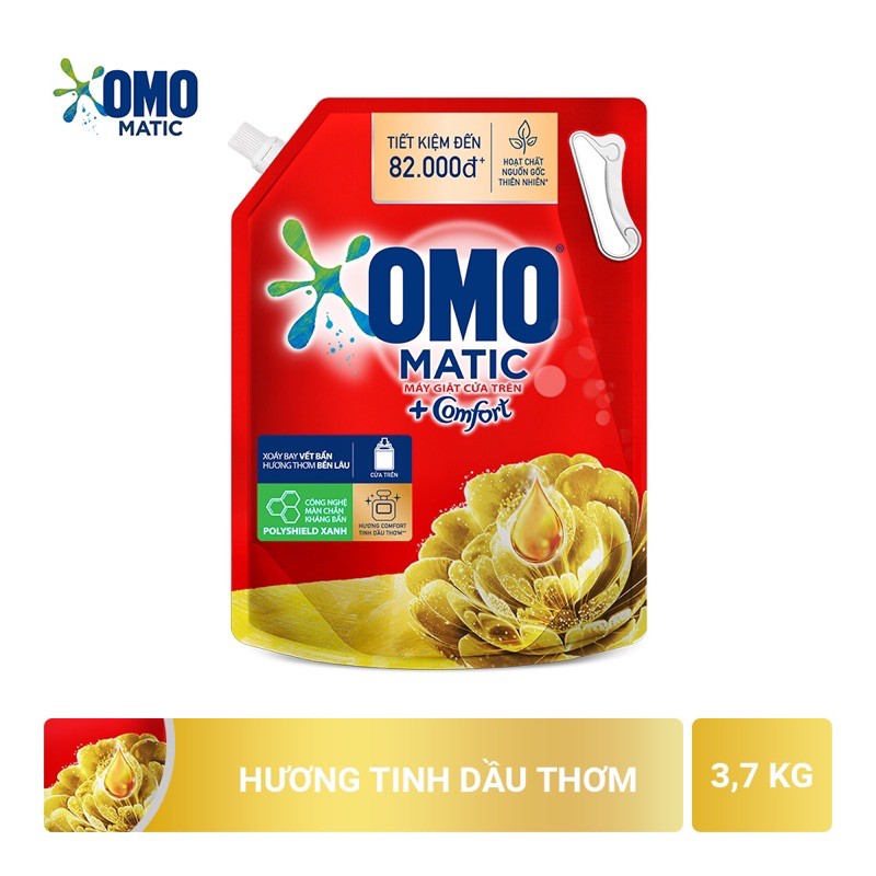 Nước giặt Omo 3,7kg/4kg