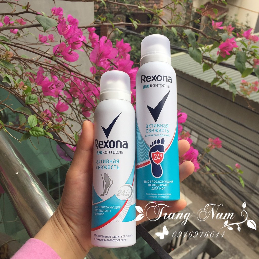 Xịt giày Rexona nội địa Nga mẫu mới 150ml