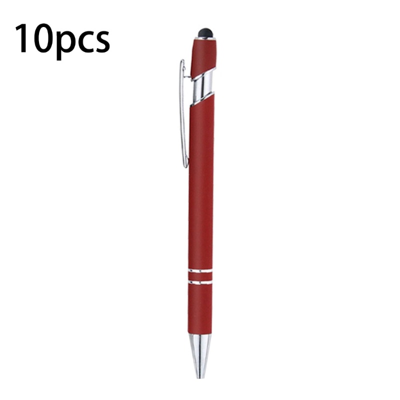 Set 10 Bút Bi Cảm Ứng Bằng Kim Loại Cho Nam &amp; Nữ