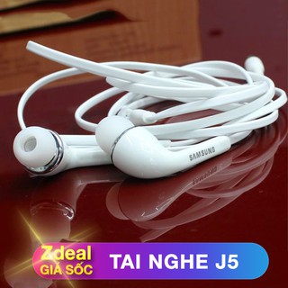 Tai nghe nhét tai J5 có mic nghe gọi tương thích tất cả điện thoại