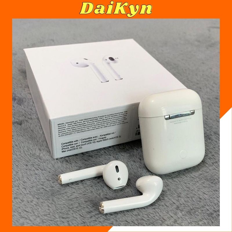 Tai Nghe Không Dây Airpods 2 tws Định Vị - Đổi Tên - Sạc Không Dây - Tháo Tai Dừng Nhạc Phiên Bản 2021 - LHP2