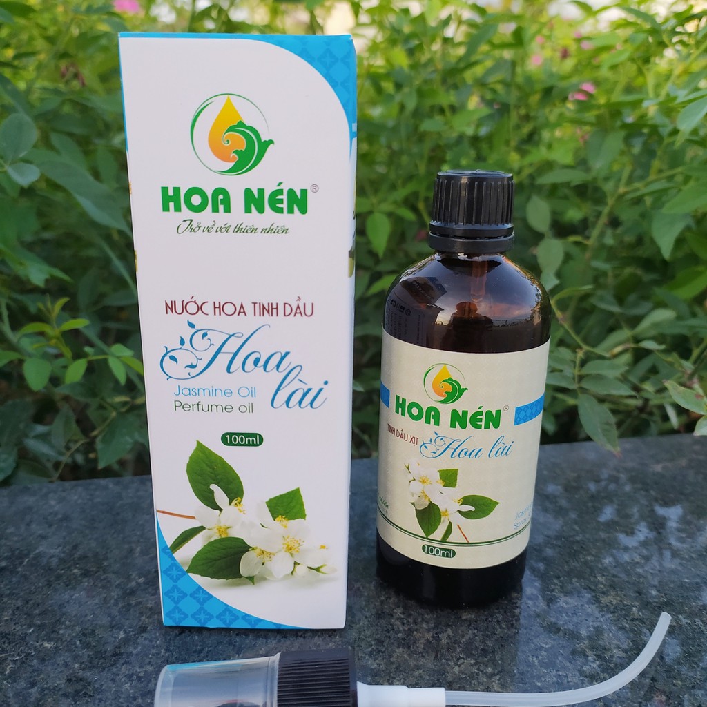 Tinh dầu hoa nhài Hoa Nén 100ml dạng xịt phòng_Giúp khử mùi, tạo hương thơm dịu nhẹ, quyến rũ