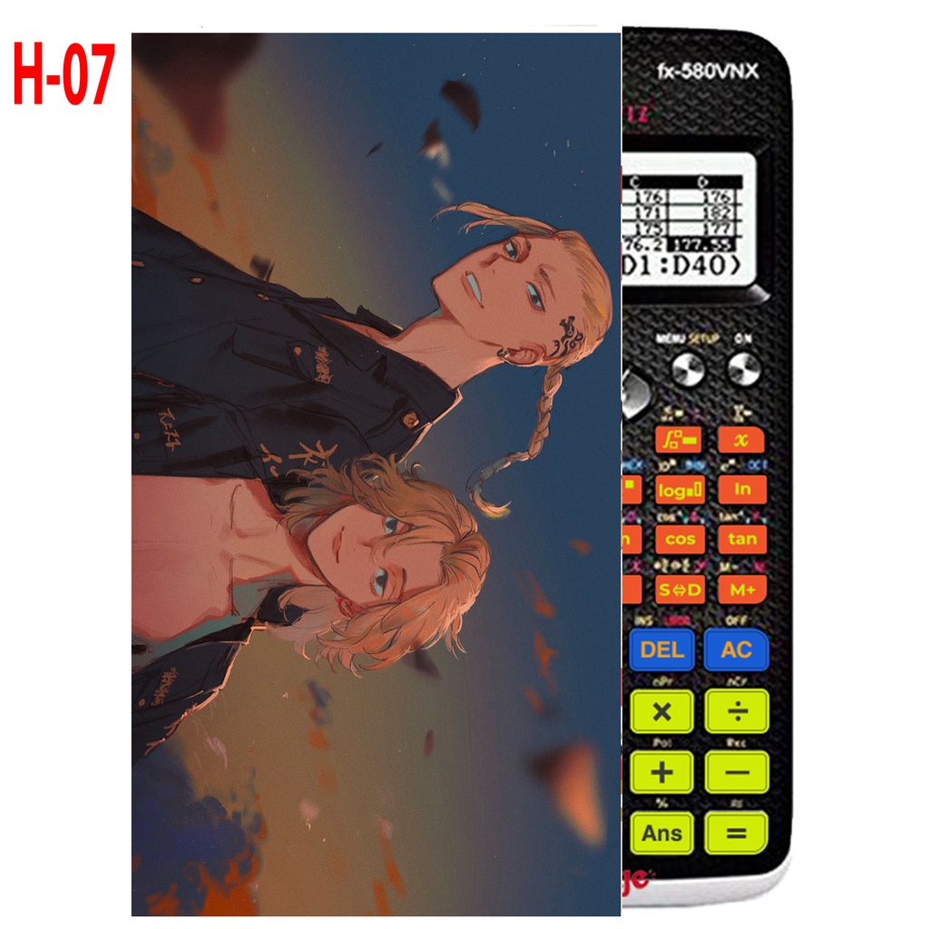 Decal Máy tính CASIO fx570, fx580...anime Tokyo Revengers