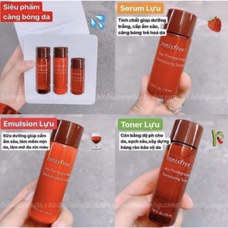 Sét dưỡng da  lựu đỏ mini  Innisfree 3 món