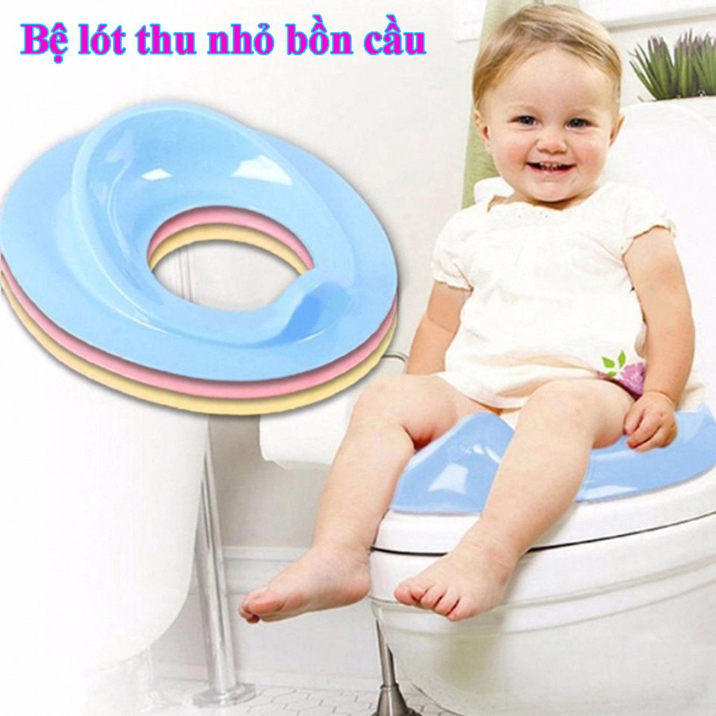 Bô vệ sinh cho bé có ngai tựa lưng Việt Nhật - Dụng cụ vệ sinh tiện lợi cho bé