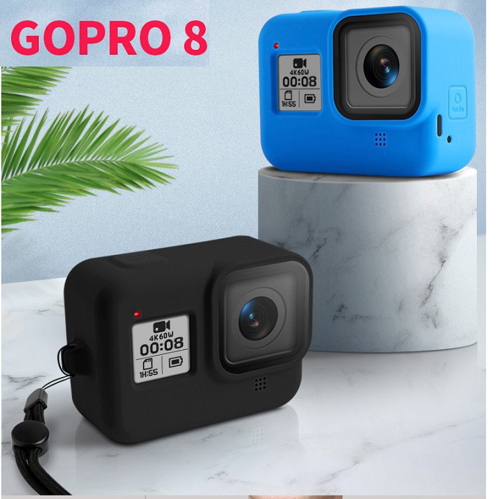 Bao bảo vệ silicon cho Gopro 8 Blue - Xanh