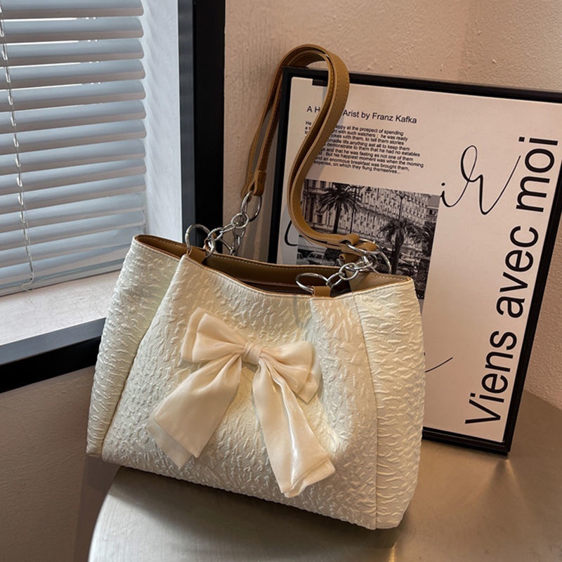 Túi Tote Đeo Vai Bằng Vải Nylon Sức Chứa Lớn Phong Cách Thời Trang Mới 2023