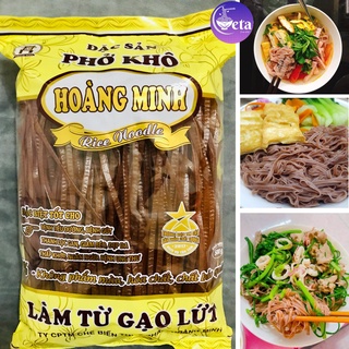 Phở gạo lứt Hoàng Minh 500g/bọc, gạo lức thơm dẻo- eatclean, giảm cân, thực dưỡng