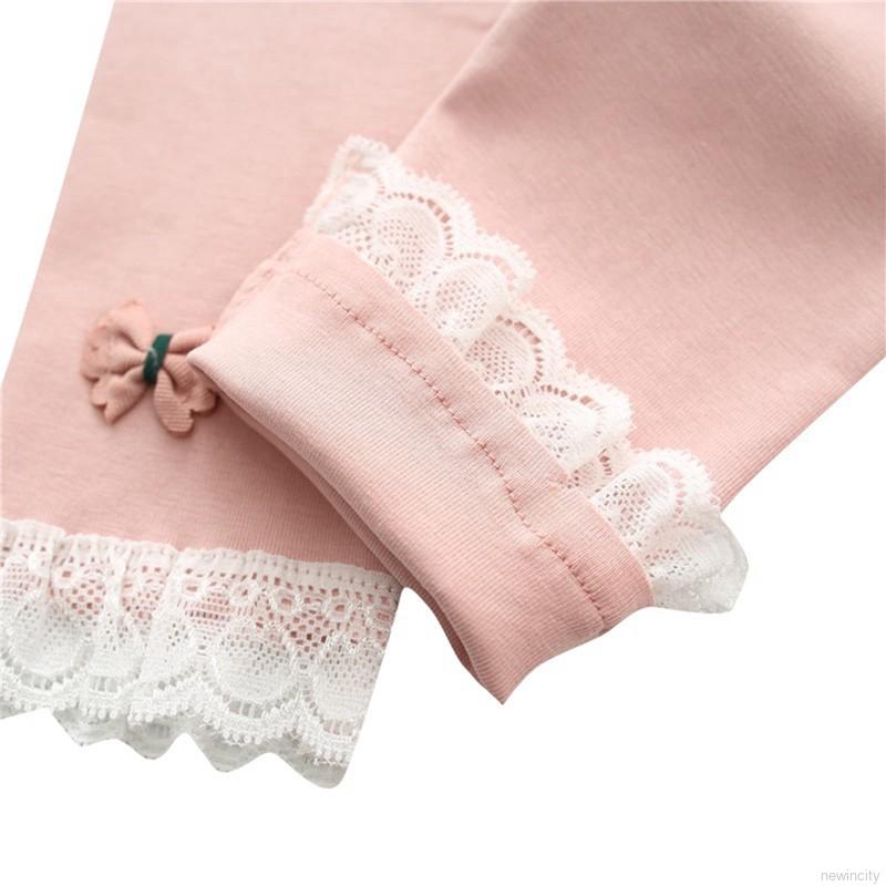 Quần Legging giữ ấm in hình thỏ dễ thương cho bé gái