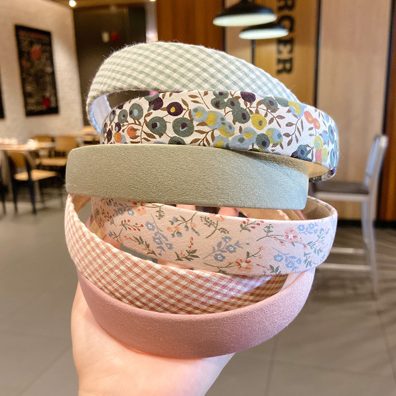 Băng đô rửa mặt in hình đơn giản thời trang Hàn Quốc sành điệu cho nữ