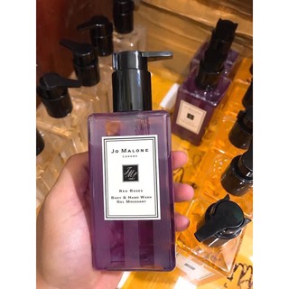 [Unbox] Sữa tắm gel Jo Malone Red Roses, English Pear, Wild Bluebell