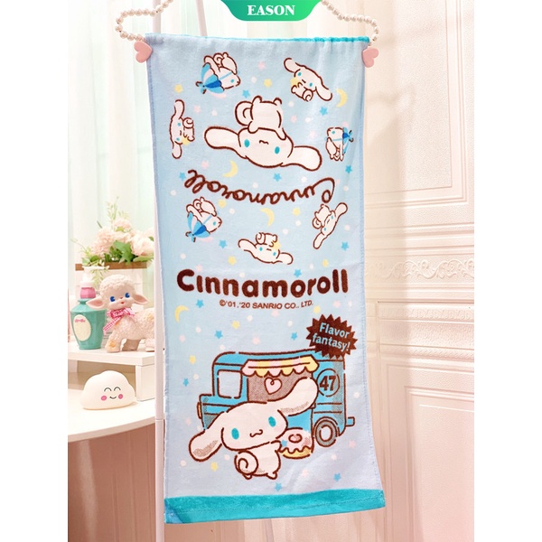 Khăn Lau Mặt Thể Thao Bằng Cotton Thấm Hút In Họa Tiết Hoạt Hình Hello Kitty Dễ Thương Cho Bé Gái [Ướt]