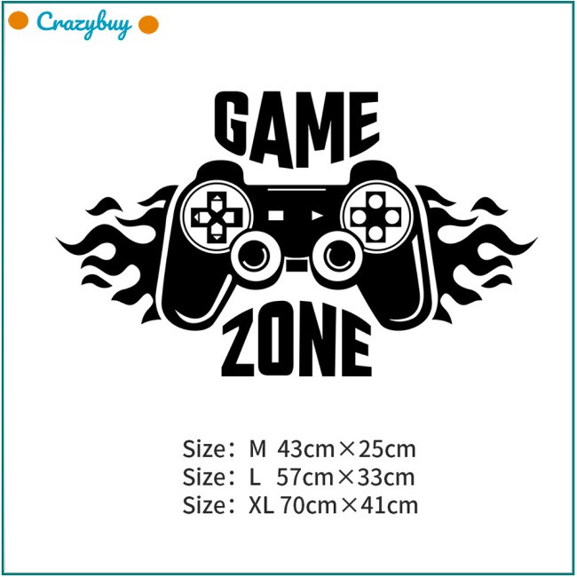 Sticker Dán Tường Họa Tiết Game Zone