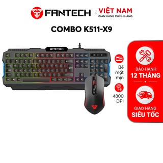 Combo FANTECH Newbie Bàn Phím K511 + Chuột Gaming X9/X4s/X5s -  Hàng Phân Phối Chính Hãng