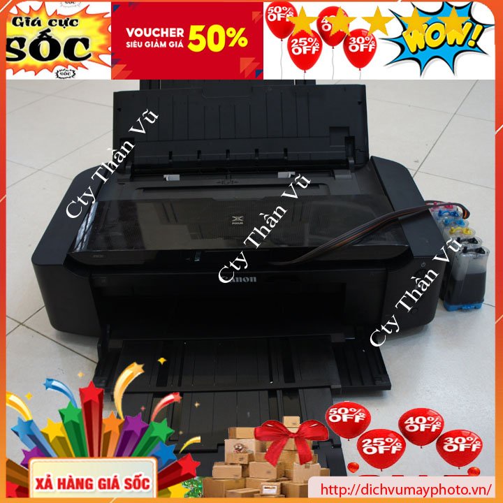 Máy in màu khổ A3 canon IP 8730 8770 đã qua sử dụng máy in dùng 6 màu mực  dẫn mực ngoài giá rẻ bền đẹp bảo hành INECO