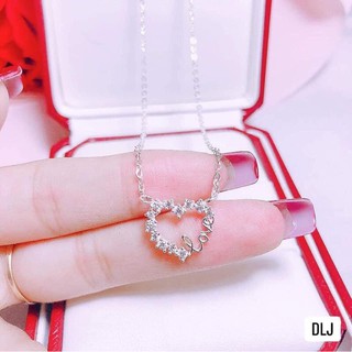 Dây chuyền trái tim bạc ta