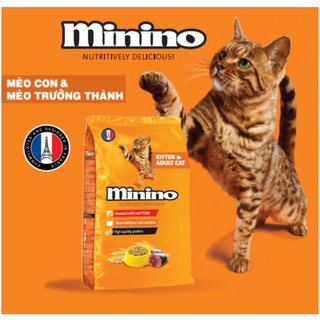 Thức ăn hạt Minino cho mèo vị cá ngừ 480g