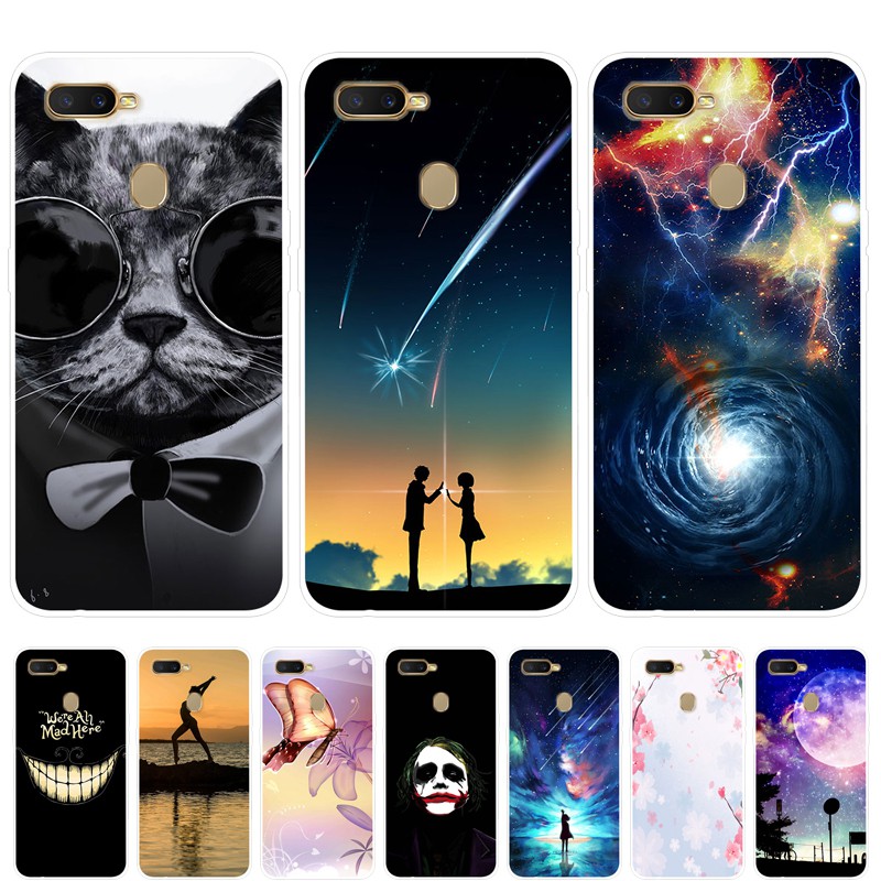 Ốp Mềm OPPO A5S A7 Ốp Lưng Silicon TPU Tranh Ốp Lưng OPPO A5S A 5S OPPOA5S Ốp lưng