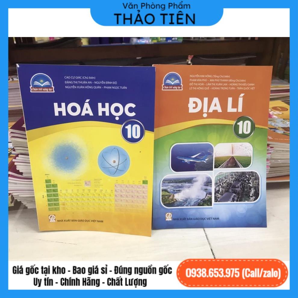 Combo bìa bao vở học lý ,hóa,sinh lớp 10 chân trời sáng tạo