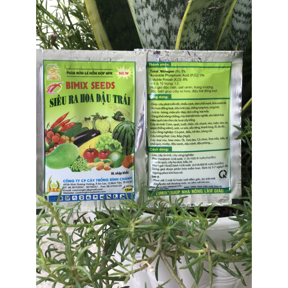 Siêu ra hoa đậu trái Bimix super seeds [Ảnh thật] [Chính hãng]