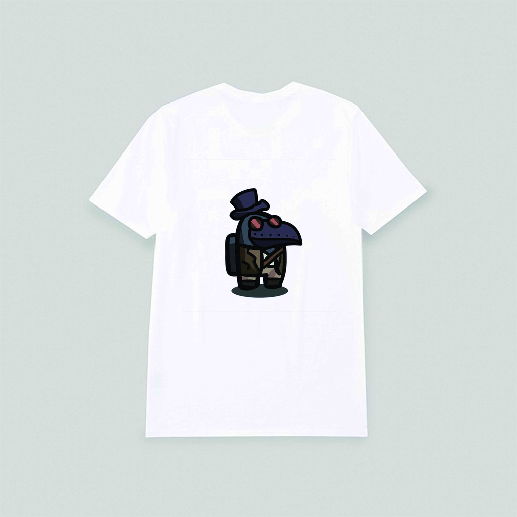 Áo thun phông trắng in hình Among Us ROBLOX Five Nights at Freddy's game chibi anime thời trang nam nữ xinh xắn