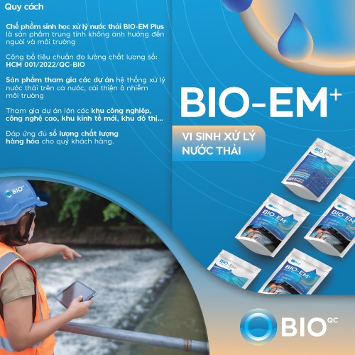 Men vi sinh cho bể nước thải sinh hoạt Bio-em plus
