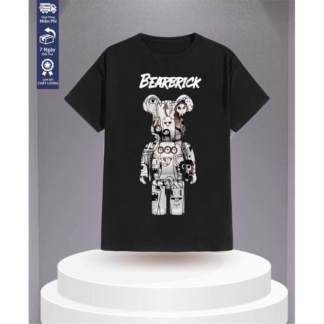 Áo ADLV Bear brick chất liệu 100% cotton full túi cao cấp