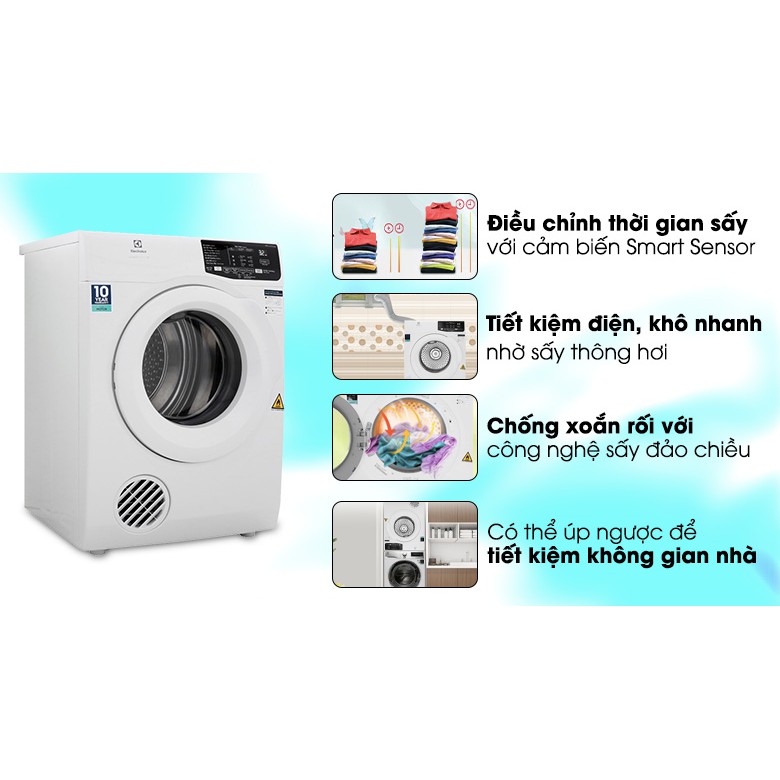 Máy sấy Electrolux 7 Kg EDV705HQWA