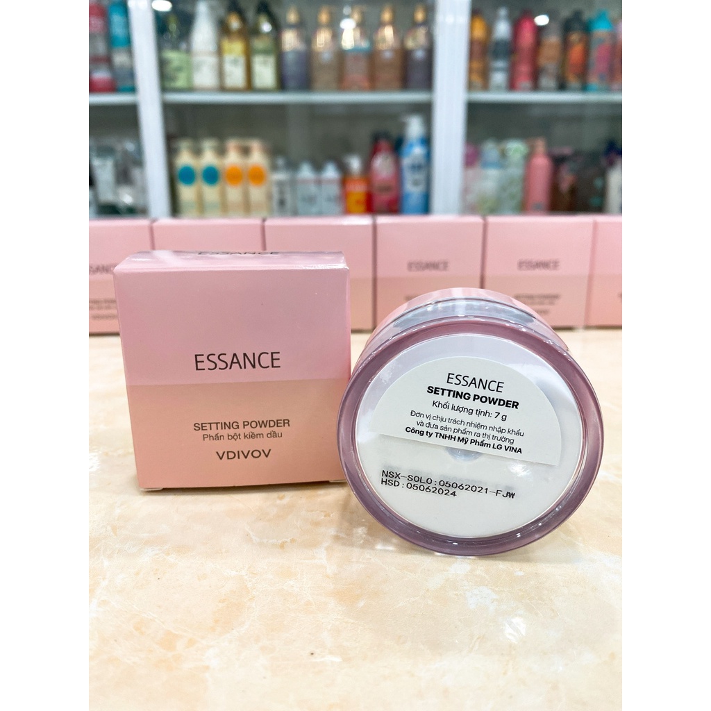 Phấn Phủ Dạng Bột Essance Kiềm Dầu Lâu Trôi Setting Powder 7g