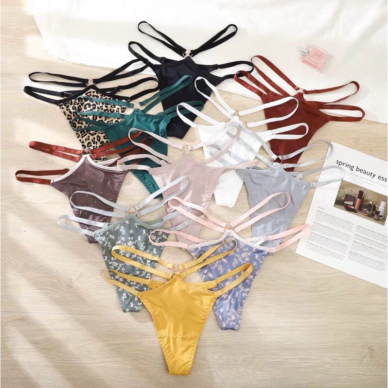 Quần lót lọt khe su chữ V dây sườn sexy gợi cảm nhiều màu đẹp 839