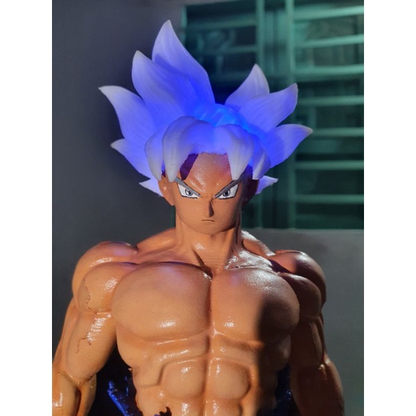 Mô hình đồ chơi nhân vật phim hoạt hình dragon ball hình goku ultra instinct 30cm
