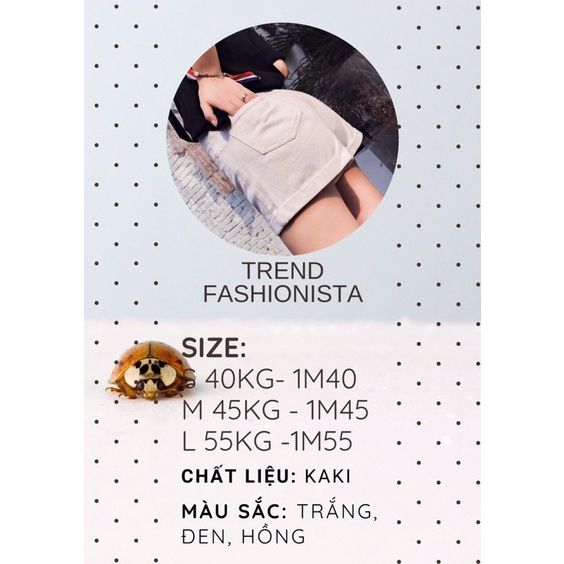 Quần đùi nữ kaki mặc nhà lưng cao BASIC lật lai chất dày mịn hàng chuẩn shop
