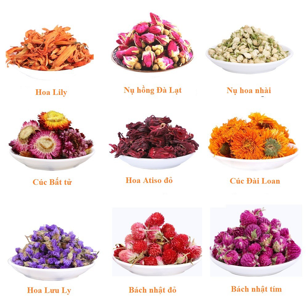 Trà hoa thảo mộc, (GIÁ SỈ 1KG- NHIỀU LOẠI)