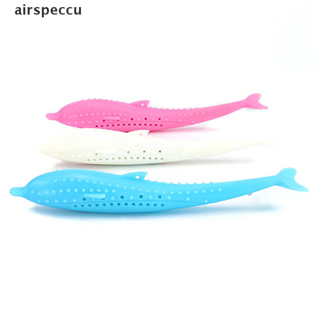 maud Soft Silicone Mint Fish Cat Toy Catnip Pet Toy Clean Teeth Toothbrush Chew Toys .