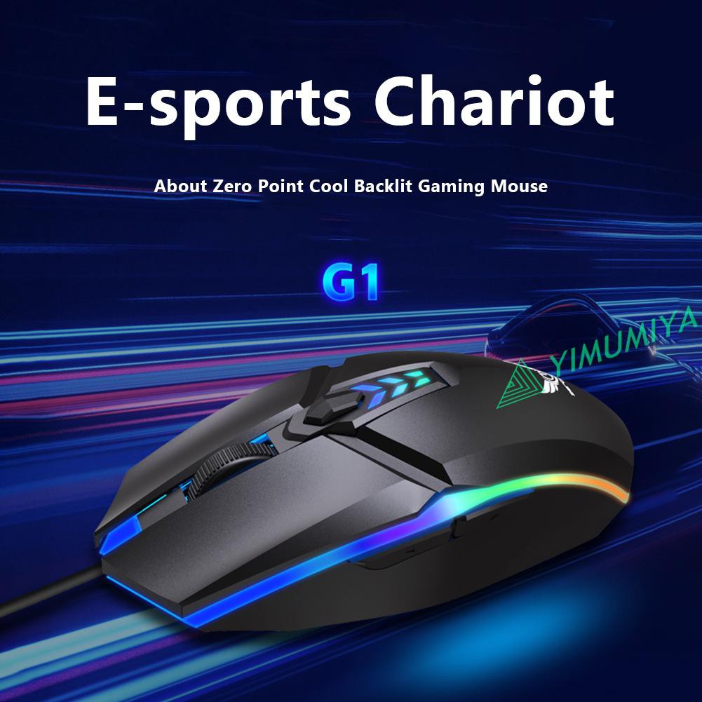 Chuột Quang Gaming Yi Zerodate G1 Rgb Có Dây Cho Laptop