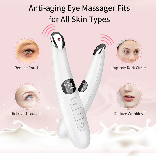 [Mã FMCGMALL - 8% đơn 250K] Máy Massage Mắt ANLAN Nén Nhiệt Giảm Nếp Nhăn Chống Lão Hóa Có Màn Hình LCD | BigBuy360 - bigbuy360.vn