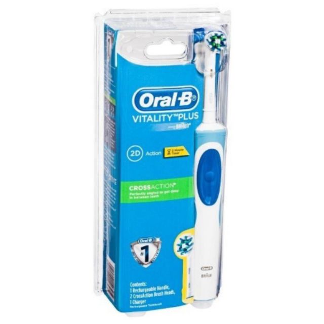 Bàn Chải Điện Đánh Răng Oral-B Vitality Plus Crossaction ( BH 6 tháng)