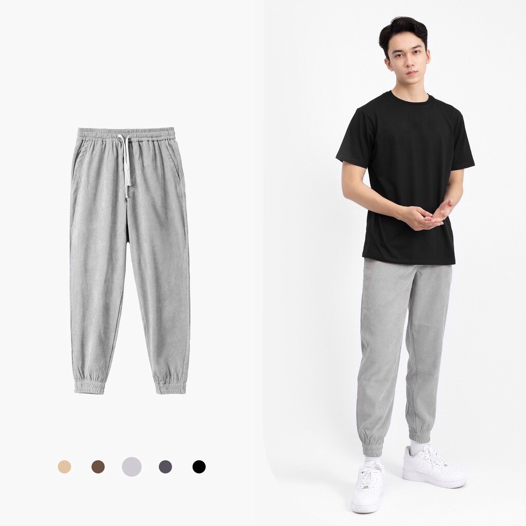 Quần Jogger nhung tăm ZATA 5 màu S1