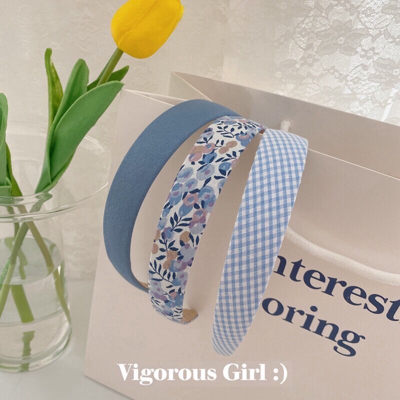 IF ME 3 Băng Đô Vải Nhiều Họa Tiết Phong Cách Hàn Quốc Cho Nữ