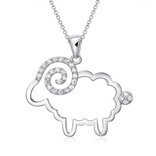 Dây chuyền nữ mặt cừu đính đá