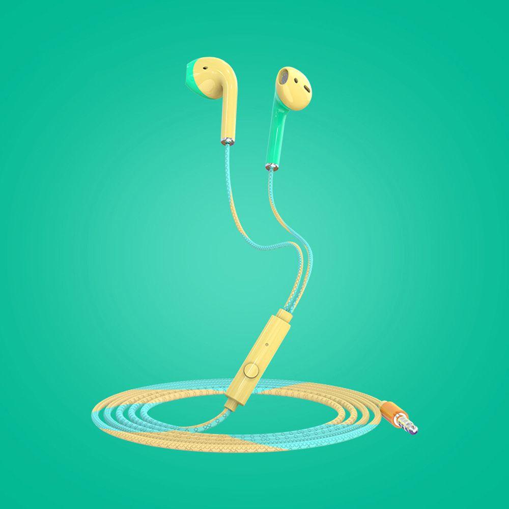 AUGUSTINA Tai Nghe Nhét Tai Jack 3.5MM Có Micro Thiết Kế Thể Thao Năng Động