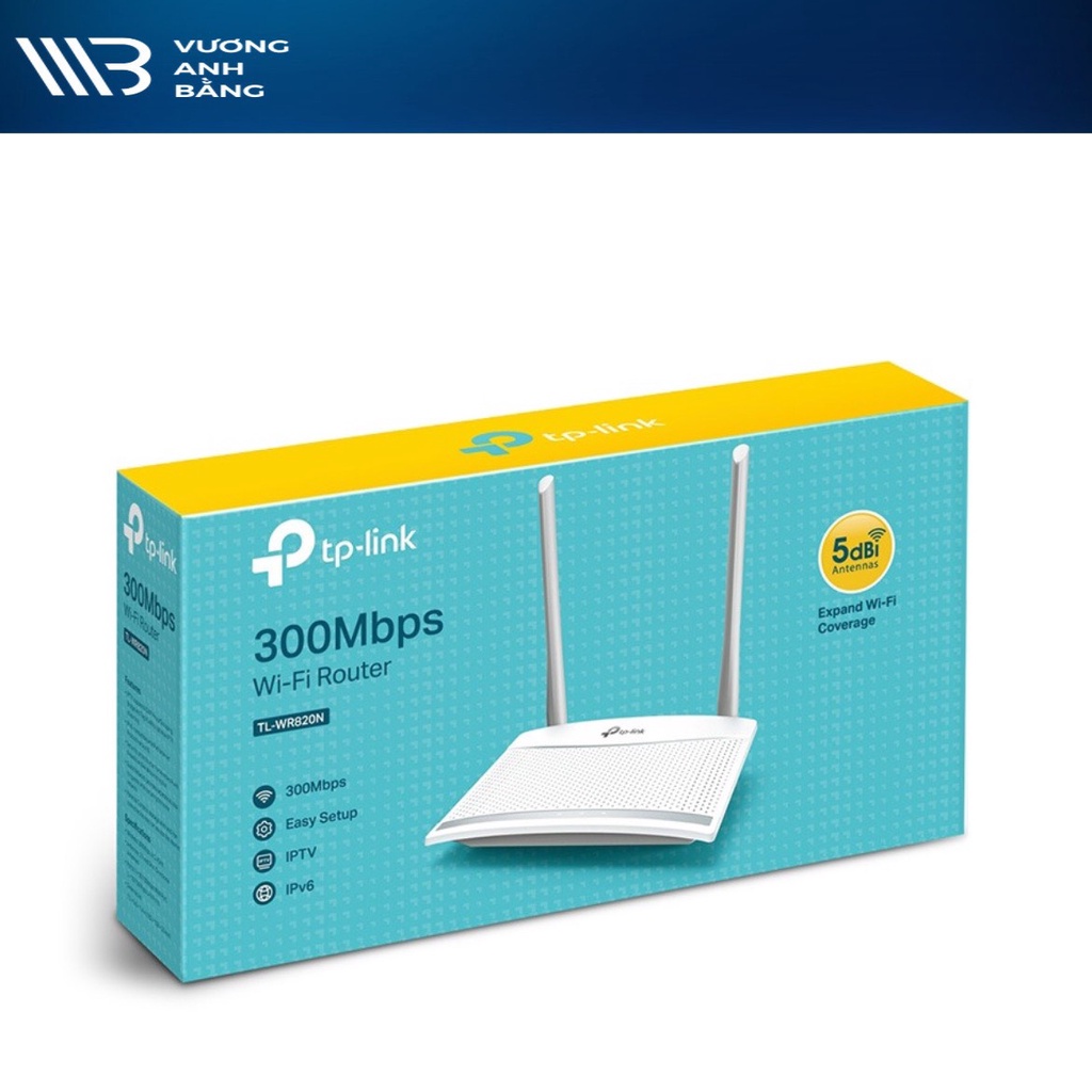 Bộ Phát Wifi TP-Link TL-WR820N Chuẩn N 300Mbps- Hàng chính hãng