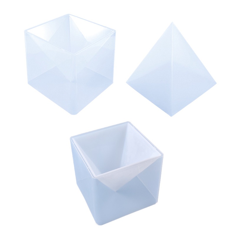 Khuôn Silicone Hình Kim Tự Tháp Làm Đồ Trang Trí