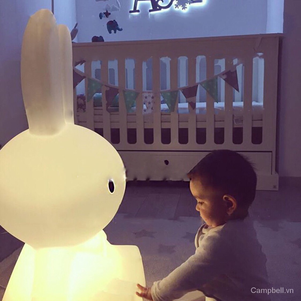 Đèn Ngủ Hình Thỏ Miffy Pk6C Sáng Tạo Dễ Thương Cho Bé