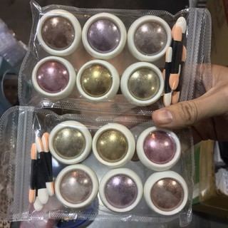Set Tráng Gương 6 Hũ nail - manh219