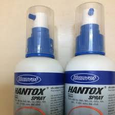 Thuốc trị ve, ghẻ, chấy, rận, bọ chét trên chó mèo, thú cảnh dạng xịt 100ml - hantox spray